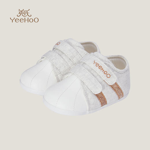 英氏春夏新款婴儿学步鞋男女宝宝步前鞋魔术贴鞋子YFXHJ1P073A 商品图0