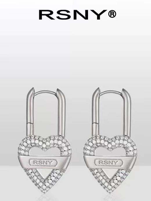 【赵今麦同款】cityheart城市爱心锁耳环#1820 商品图5