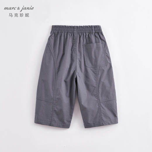 马克珍妮夏装新款 男童工装风裤子 儿童纯棉宽松八分裤230278 商品图3