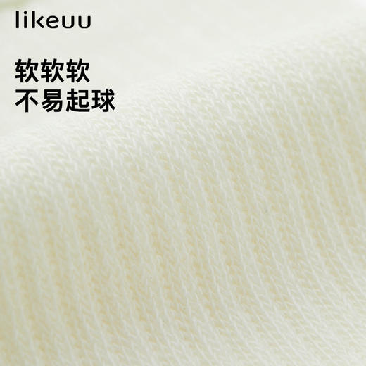 ubras旗下likeuu儿童袜子透气抗菌小熊中筒袜男女童春秋 商品图2