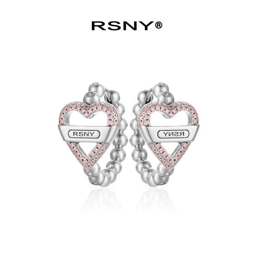 City heart城市爱心耳环#1816 商品图0