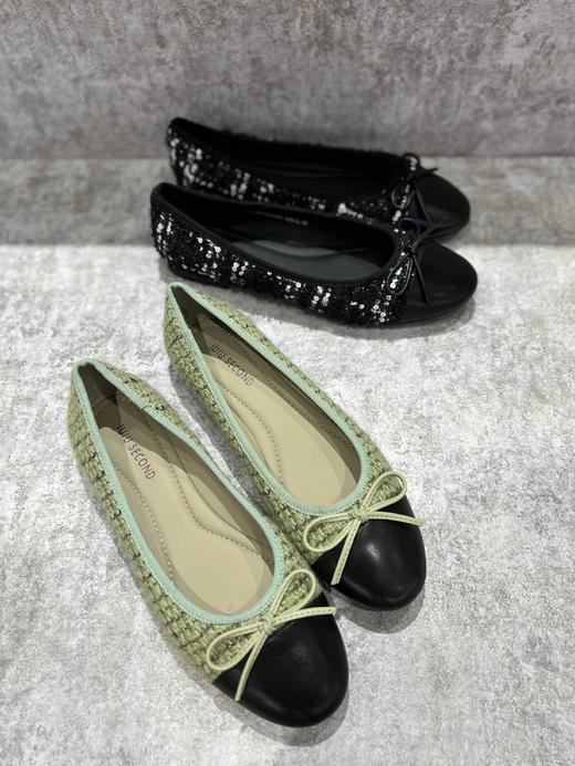 IUIU SECOND 新款拼色蝴蝶结单鞋U23AE12441 商品图0