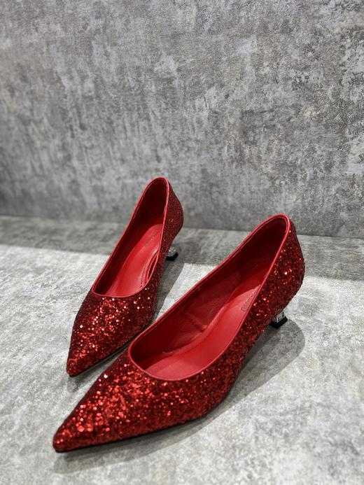 IUIU SECOND 新款尖头亮面高跟鞋婚鞋仙女鞋U23AE12761 商品图2