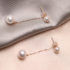 美裕 【律动】金18K海水珍珠耳钉 5-6mm白 106302 商品缩略图1