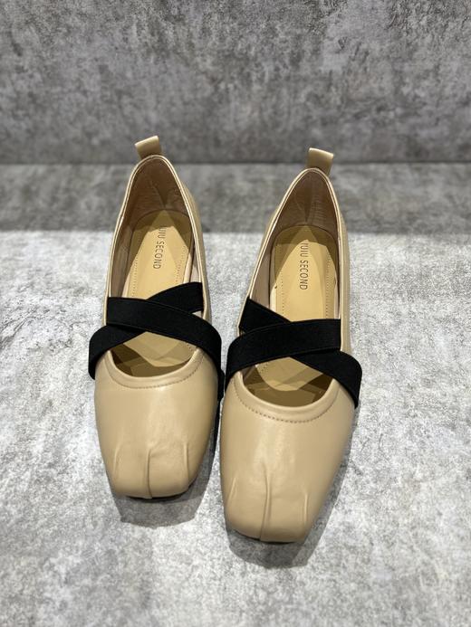 IUIU SECOND 新款软皮一脚蹬芭蕾舞鞋平底单鞋U23AE12501 商品图6