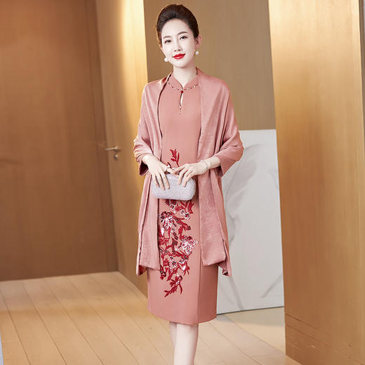 LC-2232新款高贵两件套礼服宴会礼服 商品图0