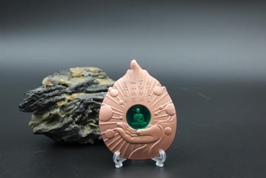 中国佛像大铜章-地藏王菩萨 商品图2