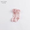 马克珍妮春装新款 女童田园风网纱花边中筒袜 儿童袜子230958 商品缩略图3
