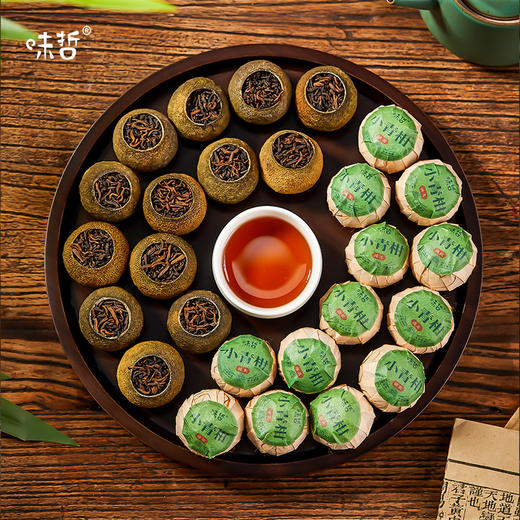 10年树龄·浦北小青柑 晒足80小时 5年陈宫廷普洱 3烘2晒 半生晒更好喝 商品图3