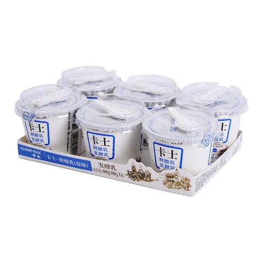 卡士3.3克鲜酪乳原味100G*6杯装 商品图0