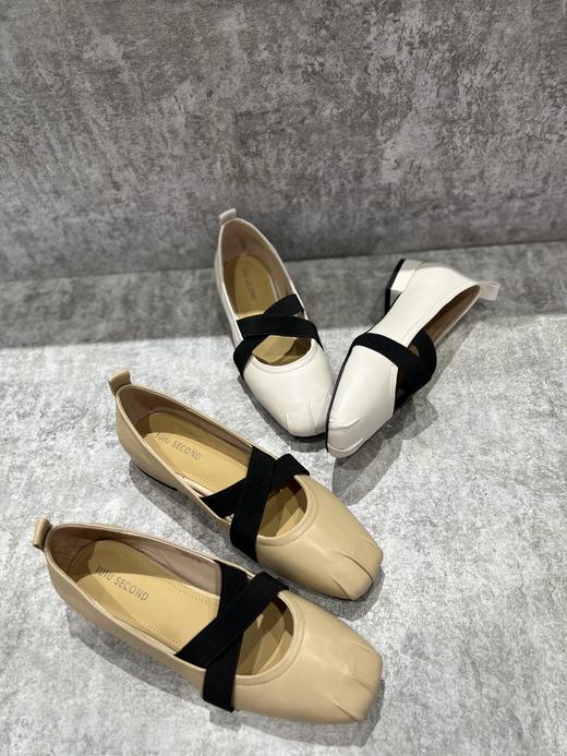 IUIU SECOND 新款软皮一脚蹬芭蕾舞鞋平底单鞋U23AE12501 商品图7