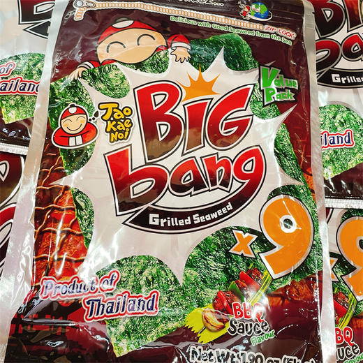 老板仔紫菜香烧烤味 （54g大片装） 商品图0