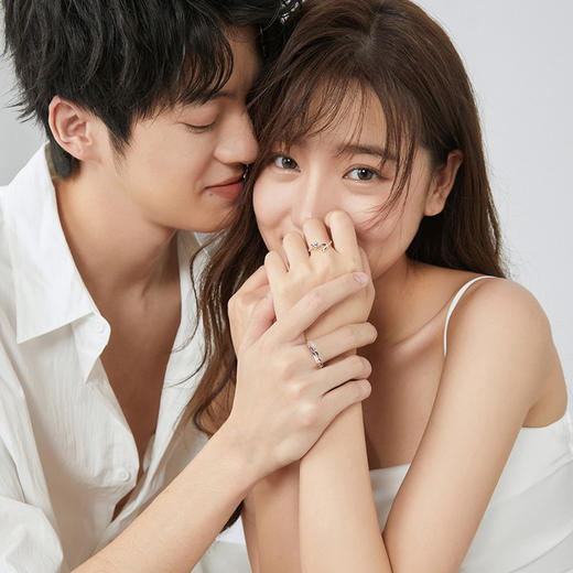 【玫瑰恋语对戒】Fanci范琦银饰情侣对戒 下单赠精美礼盒+顺丰包邮+运费险 商品图4