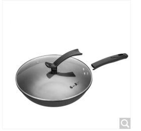 *张小泉万家简品铁锅C30330100  32cm