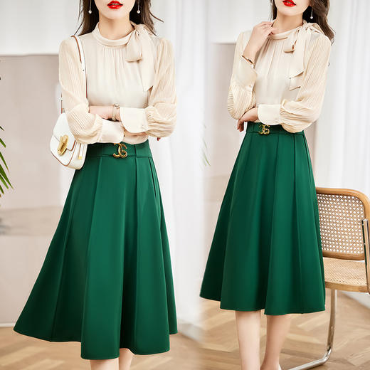 春款气质森系时尚休闲舒适甜美修身显瘦两件套HR-WM8001 商品图7