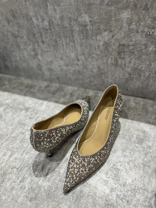 IUIU SECOND 新款尖头亮面浅口高跟鞋U23AE12751 商品图2