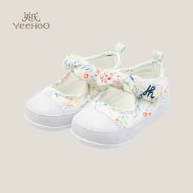 英氏婴儿鞋子女童软底蝴蝶结宝宝学步鞋2023春夏新款YFXHJ1P086A