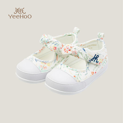英氏婴儿鞋子女童软底蝴蝶结宝宝学步鞋2023春夏新款YFXHJ1P086A 商品图0