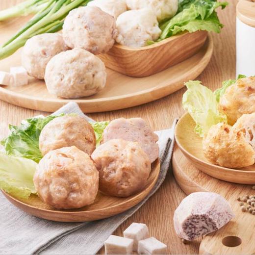 四款丸子 Q弹爆汁 吃一口就爱上（芋头丸 花枝丸 黑椒贡丸 鱼丸）0115 |百里食 商品图0