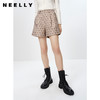 NEELLY纳俪商场同款2023春季新款满印短裤女百搭阔腿显瘦休闲裤N23021H01070 商品缩略图0