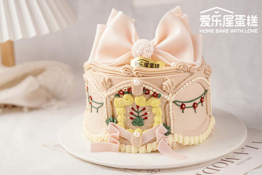 蝴蝶结洛可可复古手绘蛋糕 商品图2