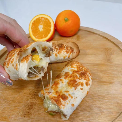 【美味烤芝士鸡肉卷烤秘制鸡肉卷烤，皮儿酥脆馅儿足芝士浓郁，肉肉香，超美味！蒸/微波炉都可以！ 商品图2