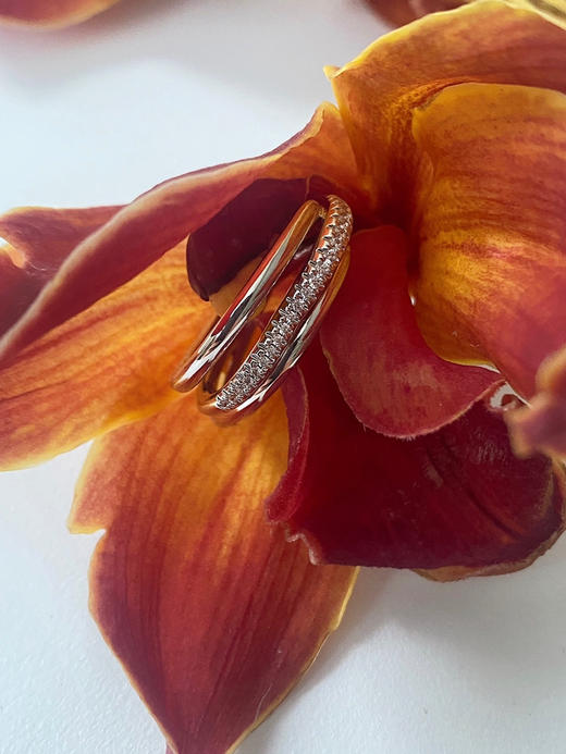 APRESI｜FLIPPED Three Circle Hoops Shiny Ring [怦然心动戒指] 商品图2