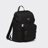【二】PRADA 普拉达 男士 Re-Nylon 尼龙法琅三角形金属徽标手提双肩背包 黑色 2VZ135 2DMG F0002 HOL 商品缩略图1