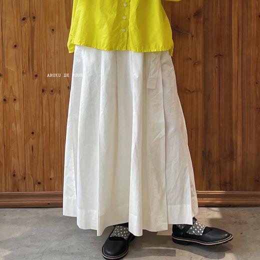 KHADI&CO 棉质小开衩半身裙 商品图1