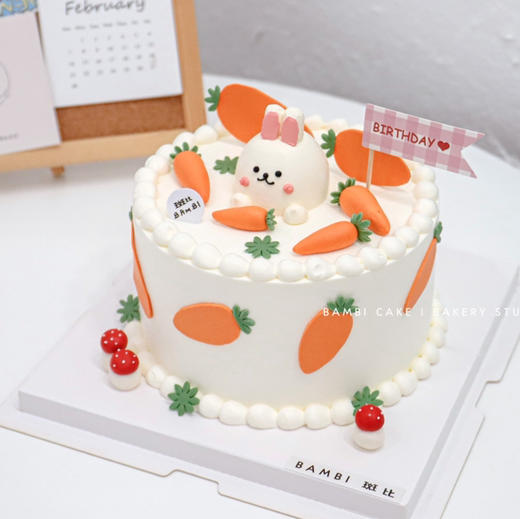 兔子胡萝卜丨奶油蛋糕 商品图2