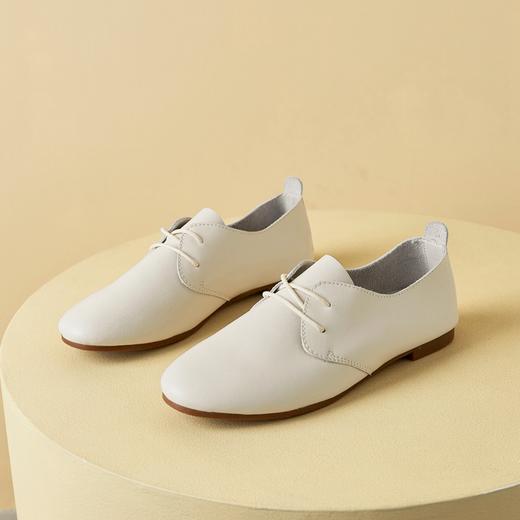 ZHR韩版小皮鞋2023春季新款洋气懒人一脚蹬单鞋轻便平底女鞋 商品图8