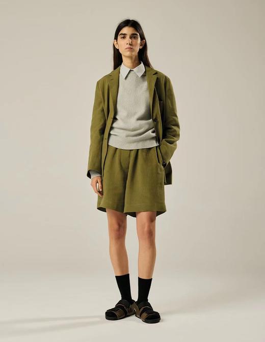 Margaret Howell  橄榄绿亚麻口袋西装 商品图3