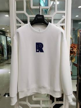 38022白休闲卫衣