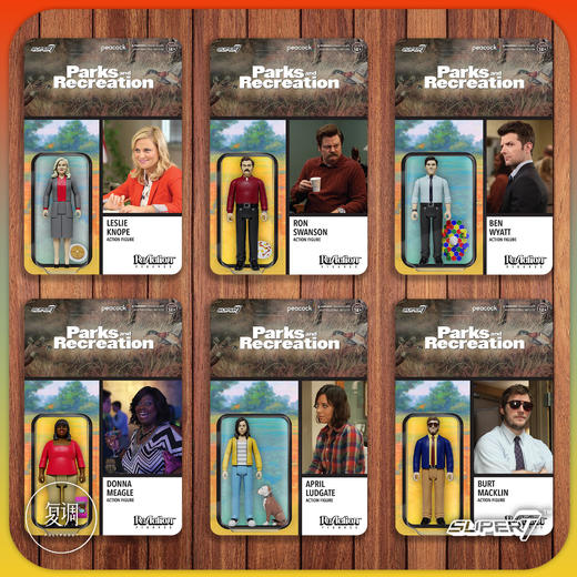 现货 Super7 公园与游憩 Parks and Recreation 挂卡系列 商品图1