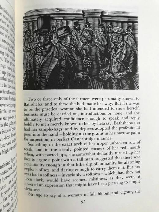托马斯·哈代《远离尘嚣》（2018） 数十幅木版画插图 精装18开带书匣 商品图13