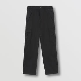 BURBERRY 巴宝莉 男士黑色棉质休闲工装裤 黑色 8065086 A1189