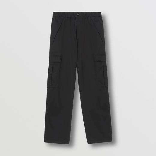 BURBERRY 巴宝莉 男士黑色棉质休闲工装裤 黑色 8065086 A1189 商品图0