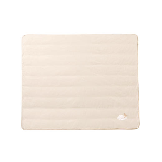 英氏儿童床上用品宝宝有机棉被子YEBBJ02023A春秋季款夹棉加厚被子110*125 商品图4