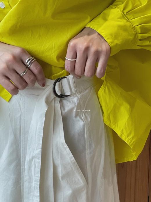 KHADI&CO 棉质小开衩半身裙 商品图3