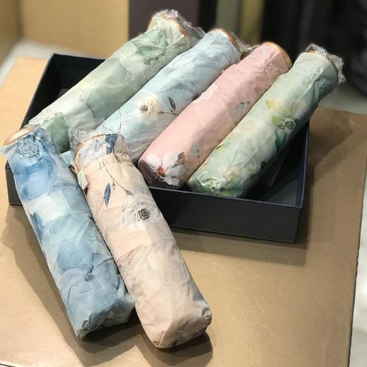 优品堂【如花如歌】五折米胶金骨防紫外线太阳伞 商品图0