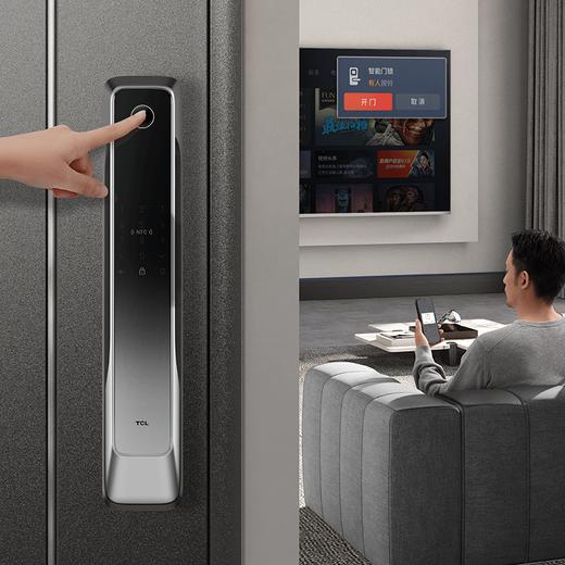TCL智能门锁P10指静脉密码锁全自动电子锁非指纹锁家用防盗门 商品图1