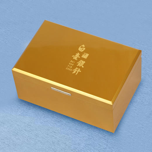 国粹小单【白毫银针•黄色】145元一套 /一件10套/单瓷+茶勺约装半斤 商品图2