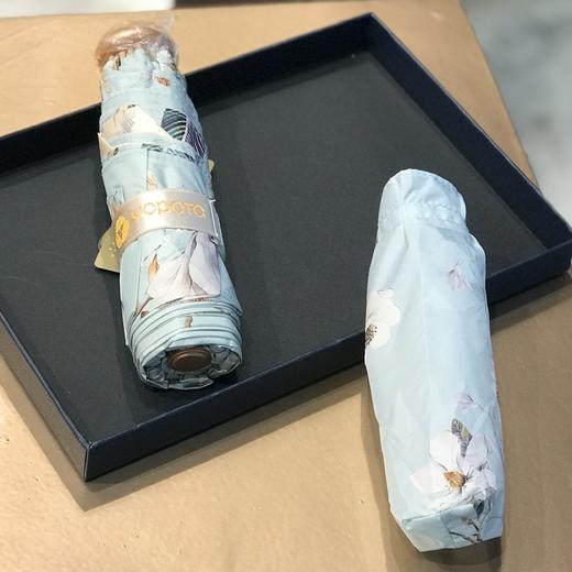 优品堂【如花如歌】五折米胶金骨防紫外线太阳伞 商品图9