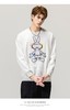 PINLI品立春季新款男士套头卫衣兔子压烫圆领上衣BG231109026 商品缩略图3