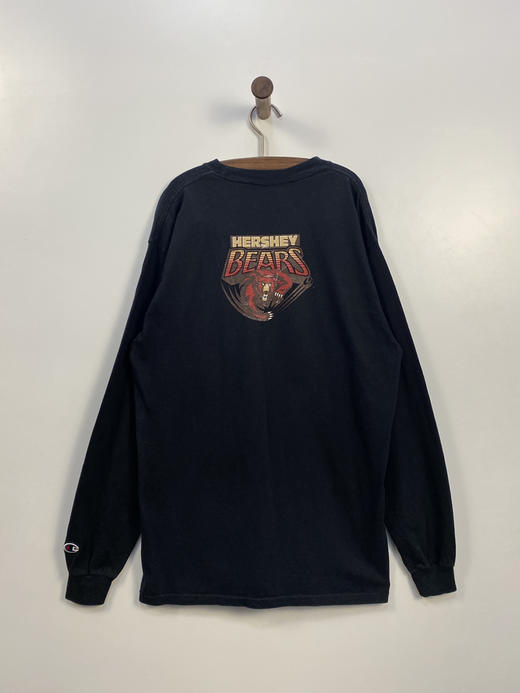 Y2K Vintage Champion 冠军 HERSHEY BEARS 长袖T恤 _SLT(XL) 商品图3
