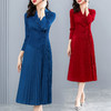 三宅褶皱连衣裙，复古改良旗袍百褶连衣裙HR-SSFB2680 商品缩略图4