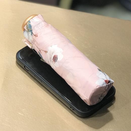 优品堂【如花如歌】五折米胶金骨防紫外线太阳伞 商品图1