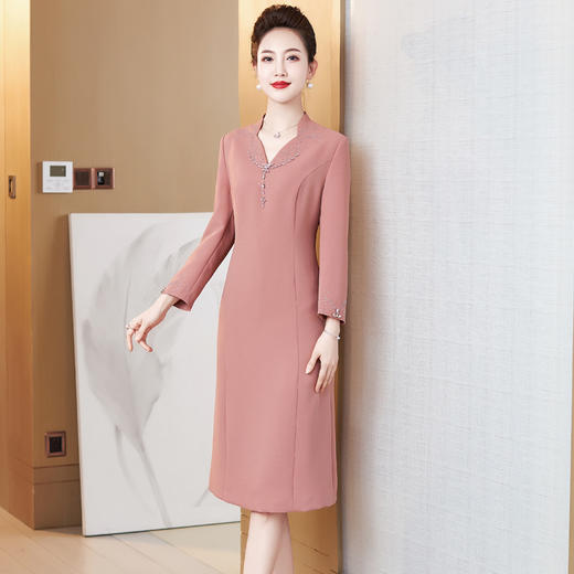 妈妈装礼服高贵优雅连衣裙平时可穿LC2233 商品图2