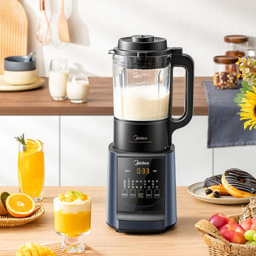 美的（Midea）破壁机 家用智能 多功能破壁料理机 加热 果汁机榨汁机豆浆机 MJ-PB40J1 商品图3