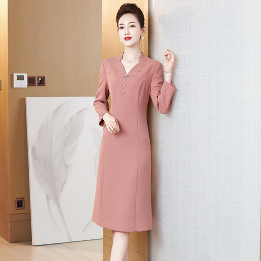 妈妈装礼服高贵优雅连衣裙平时可穿LC2233 商品图5